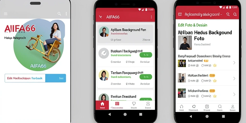 Antarmuka AIFA66 yang intuitif untuk menghapus background dengan mudah.