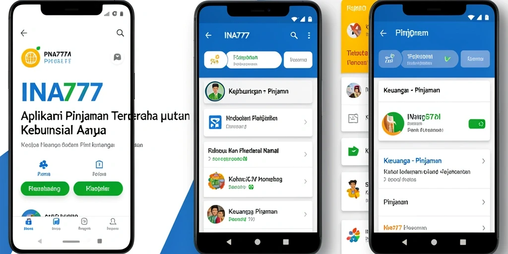 Antarmuka INA777 yang sederhana dan mudah digunakan untuk proses pinjaman.