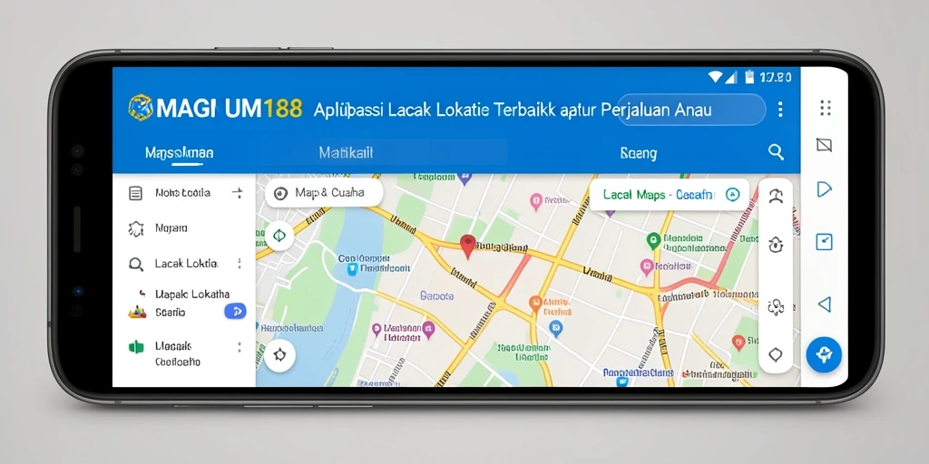 Antarmuka MAGNUM188 dengan fitur pelacakan lokasi yang lengkap.