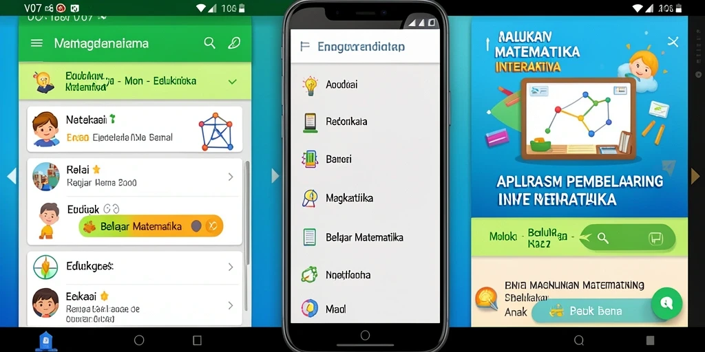 Antarmuka interaktif V07 untuk belajar Matematika.