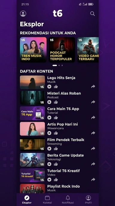 Katalog Aplikasi Populer t6 | Temukan Aplikasi Terbaik